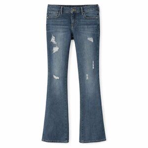 JUST USA  Distressed Light Wash Jeans Size 1